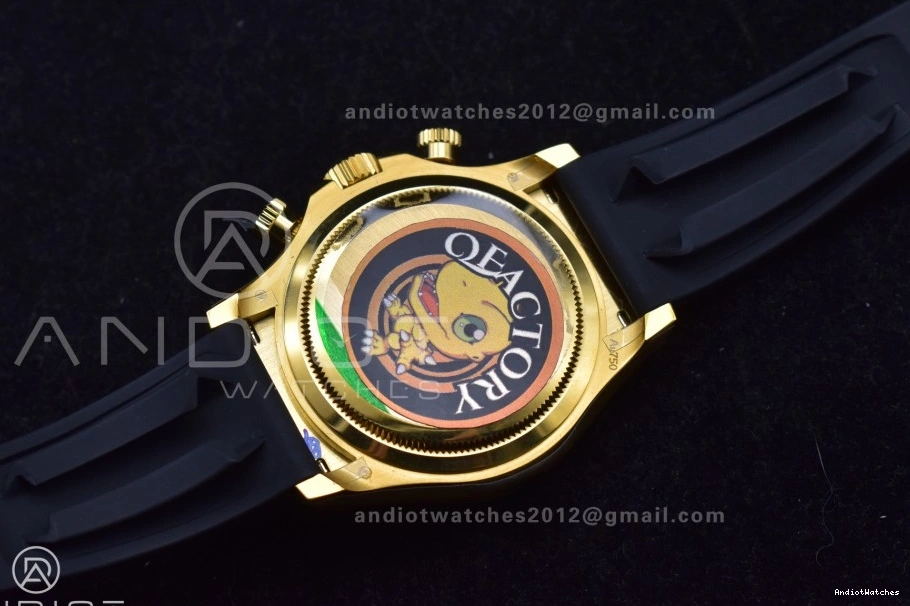 Dial V6 Sophisticated YG on QF 1:1 Black 126518 807 Edition Daytona (Weighted) Best Strap SH4131 Oysterflex 0414